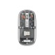 WIWU Crystal Transparent Wireless Mouse 2.4G- Grey Color