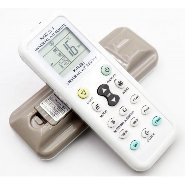 Universal AC Remote- Digital LED 1000-in-1 (Suitable for most Air Conditioner Brands)